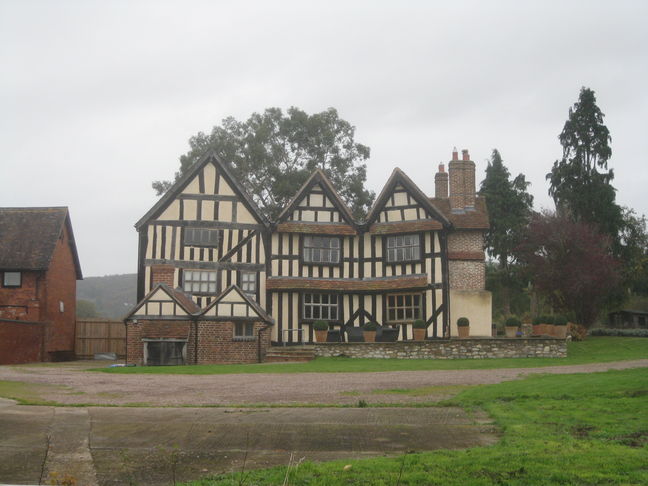 The recently restored Park Farm near the end of the walk