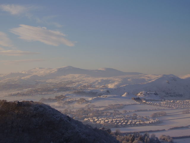 Looking south to Snowdonia