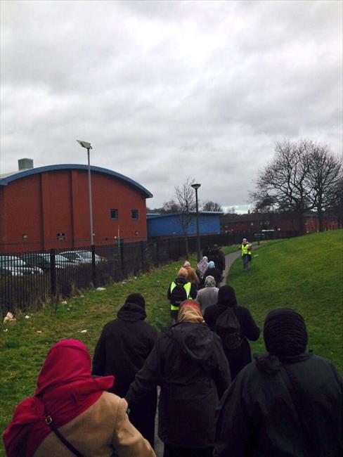 At Way Point [8], take the footpath after the school!