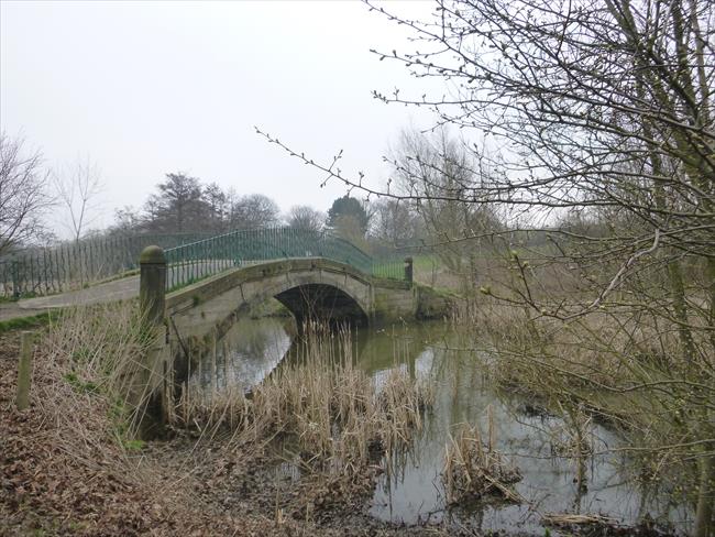 The bridge on the approach to Cannon Hall and Country Park from Cawthorne.
