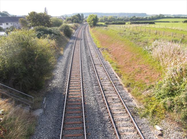 Henbury Loop Line, looking West.