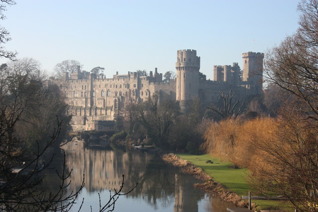 Warwick Castle from the bridge