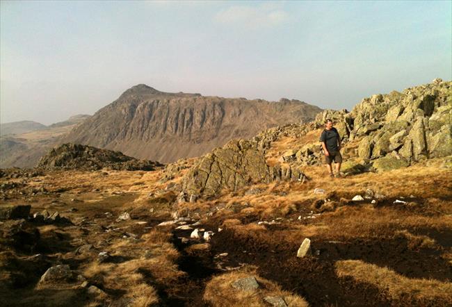 Bowfell from Gunson Knott